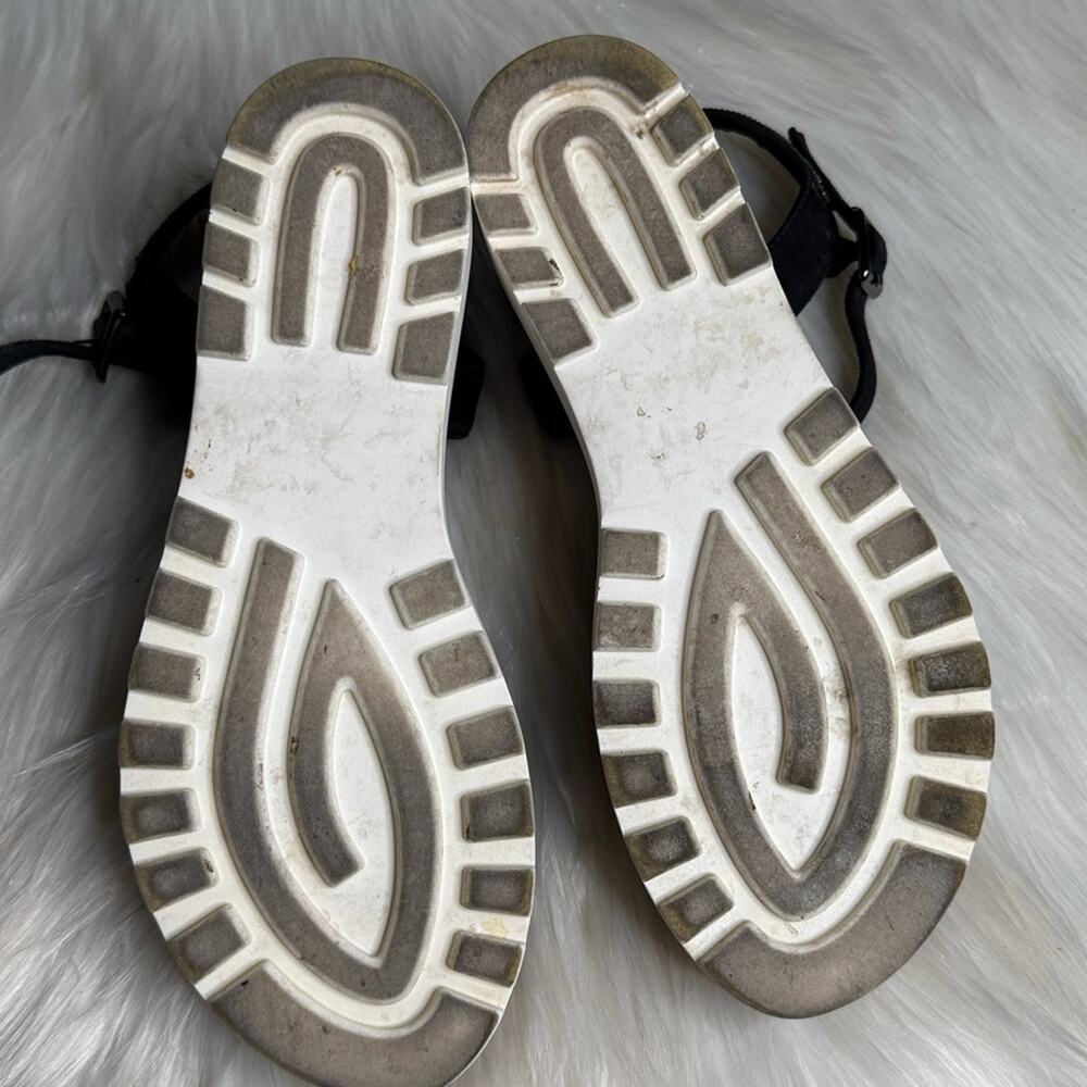 Vaneli Black Cedra Platform Wedge Sandals - Picture 7 of 8